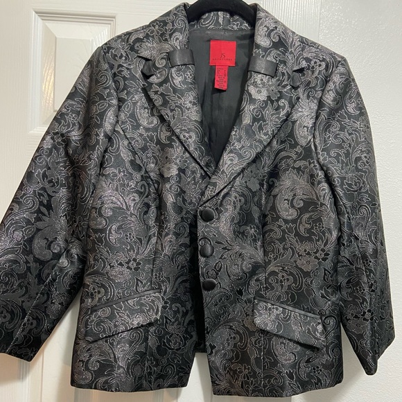 2-PIECE MOTHER OF THE BRIDE SET JS COL JACKET SIZE 14 & JR NITES SZ 16 TOP - Picture 2 of 12